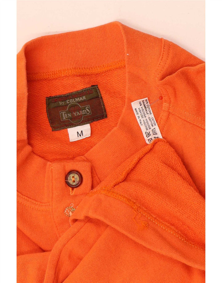 Colmar Dame Sweatshirt Jumper UK 14 Medium Orange Bomuld