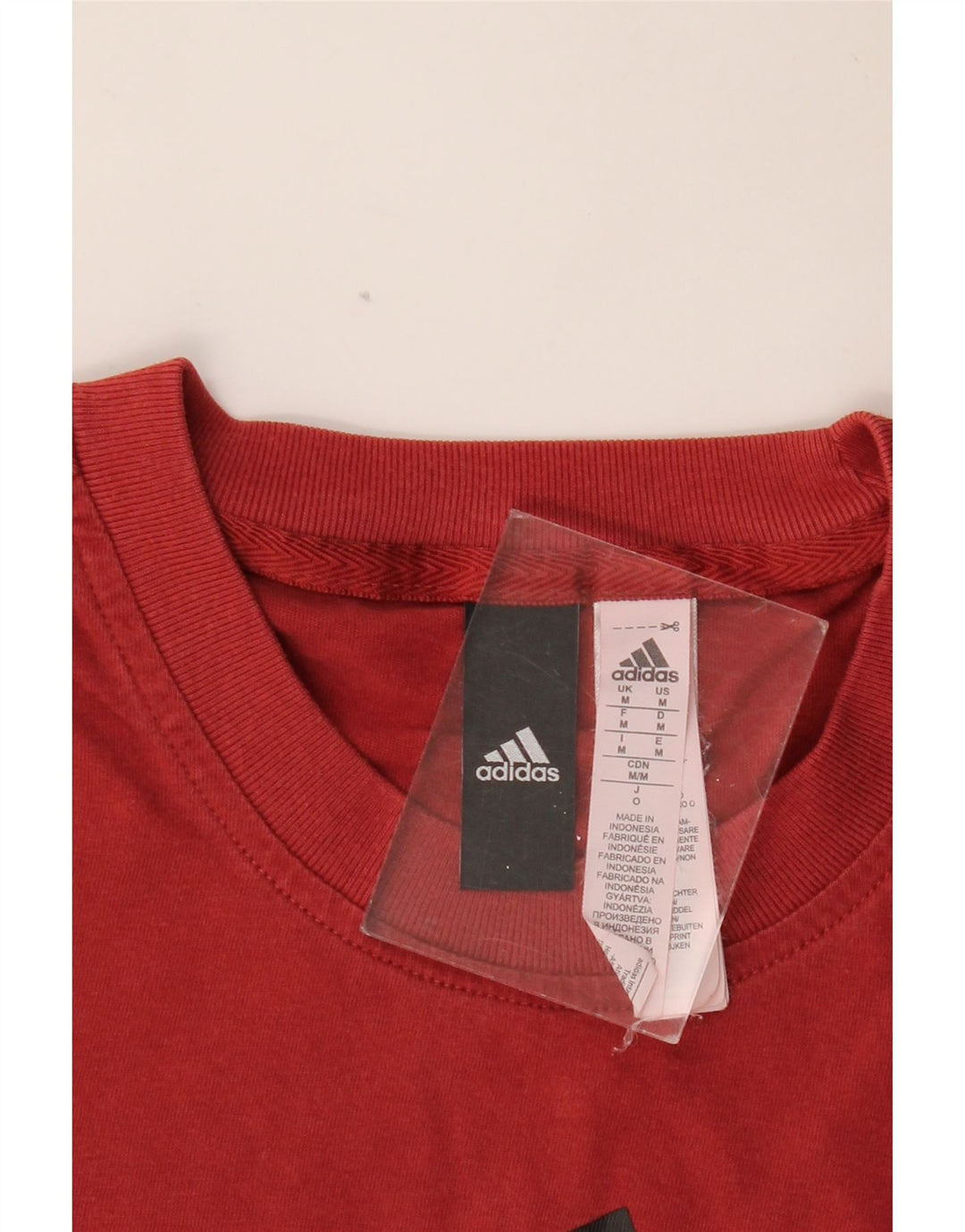 ADIDAS Grafisk T-shirt til mænd, medium rød