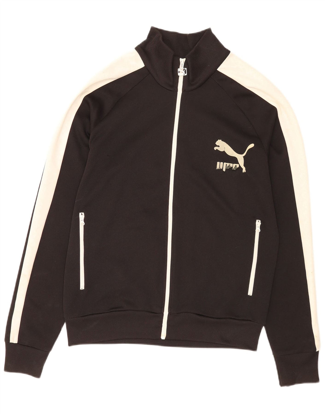 Puma Herre grafisk træningsdragt Topjakke Stor Sort Colourblock Polyester