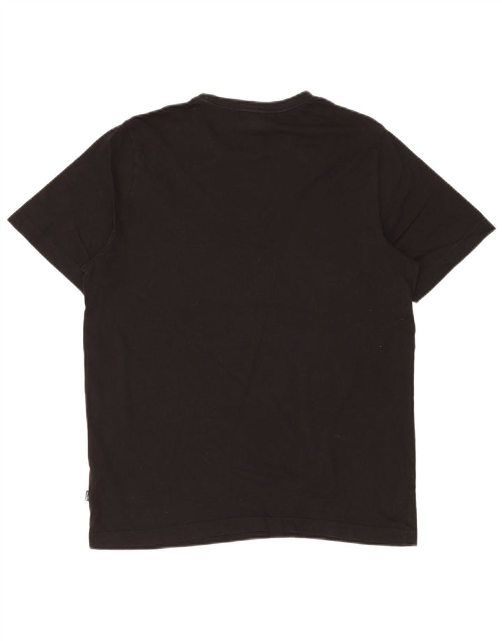 Puma Herre T-Shirt Top Medium Sort Bomuld