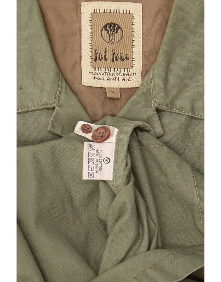 Fat Face Herre Utility Jacket UK 38 Medium Khaki Cotton