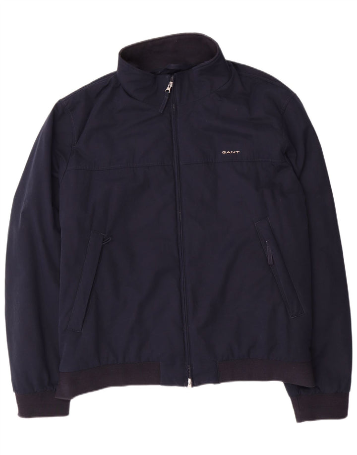 GANT Bomberjakke til mænd UK 46 3XL Navy Blue Polyester