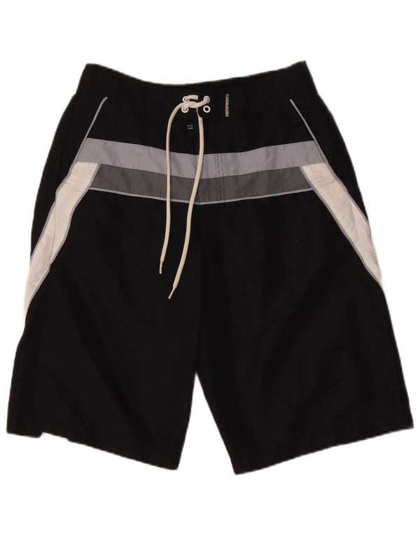 Calvin Klein Herre grafiske svømmeshorts Medium Sort Colourblock