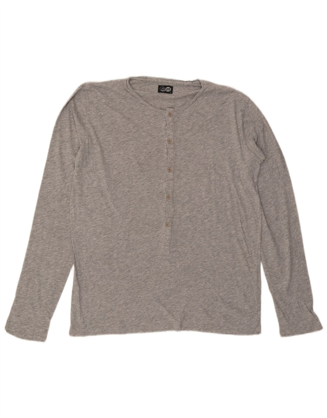 BILLIG MANDAY Herre Top Langærmet Medium Grå Flecked
