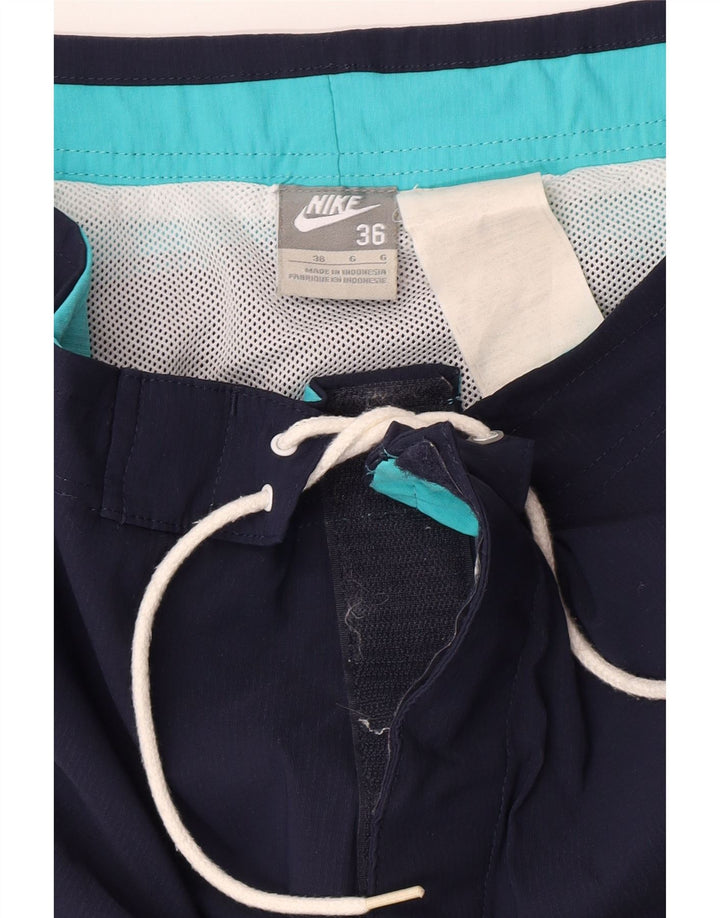 Nike Badeshorts til mænd Large Navy Blue Colourblock