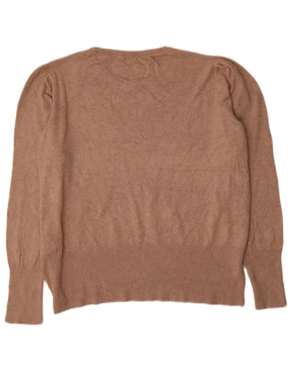 Marks & Spencer Dame sweater med rund hals DK 22 3XL Beige