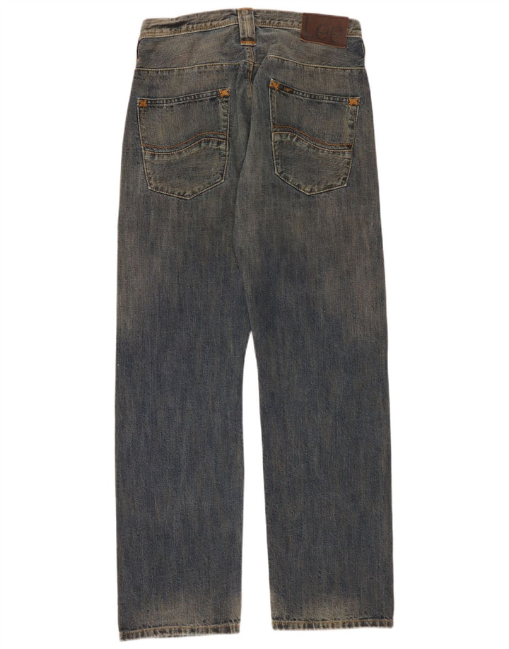 Lee Straight Jeans til mænd W34 L34 blå bomuld