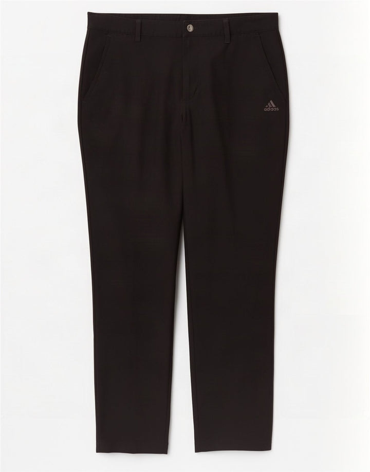 Adidas Herre Slim Chino Bukser W34 L32 Sort Polyester