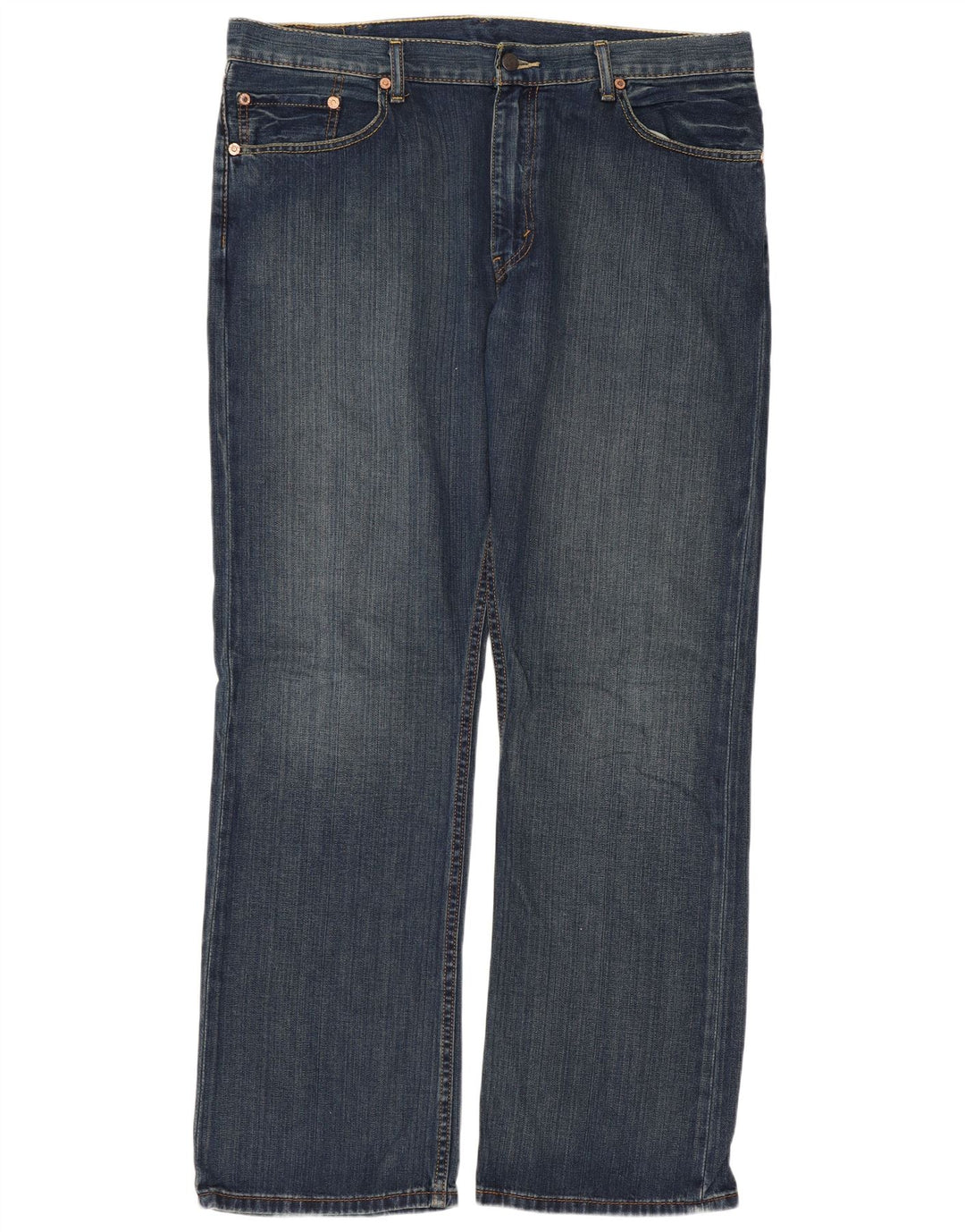 Levi's Herre 503 Straight Jeans W38 L32 Blå Bomuld