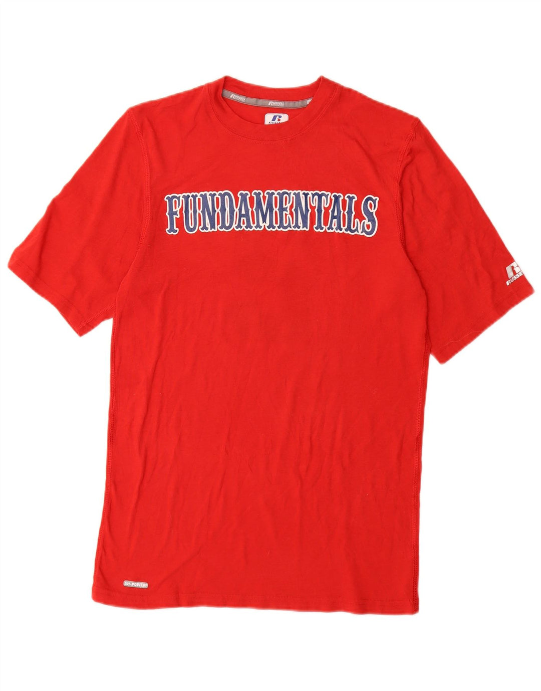 RUSSELL ATHLETIC Herre grafisk T-shirt Top Lille rød polyester