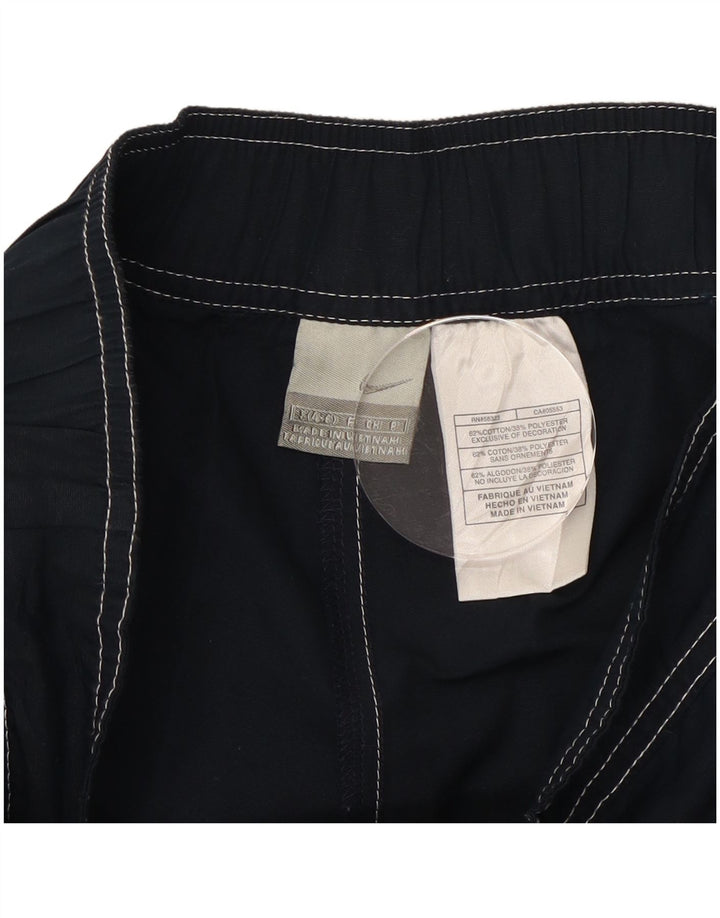 Nike svømmeshorts til kvinder US 4/6 Small Navy Blue Cotton