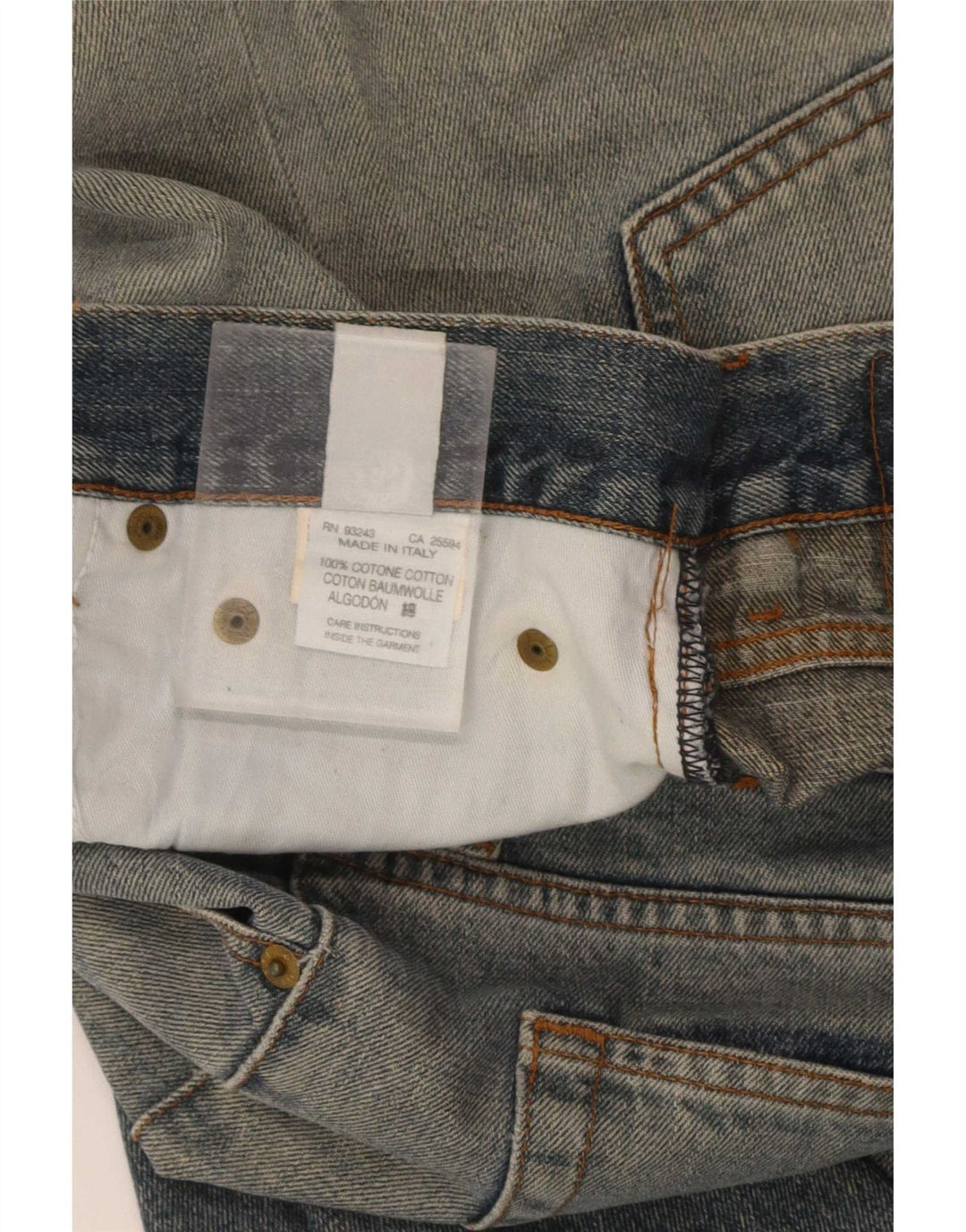 Diesel Straight Jeans til mænd W33 L35 Blå Bomuld