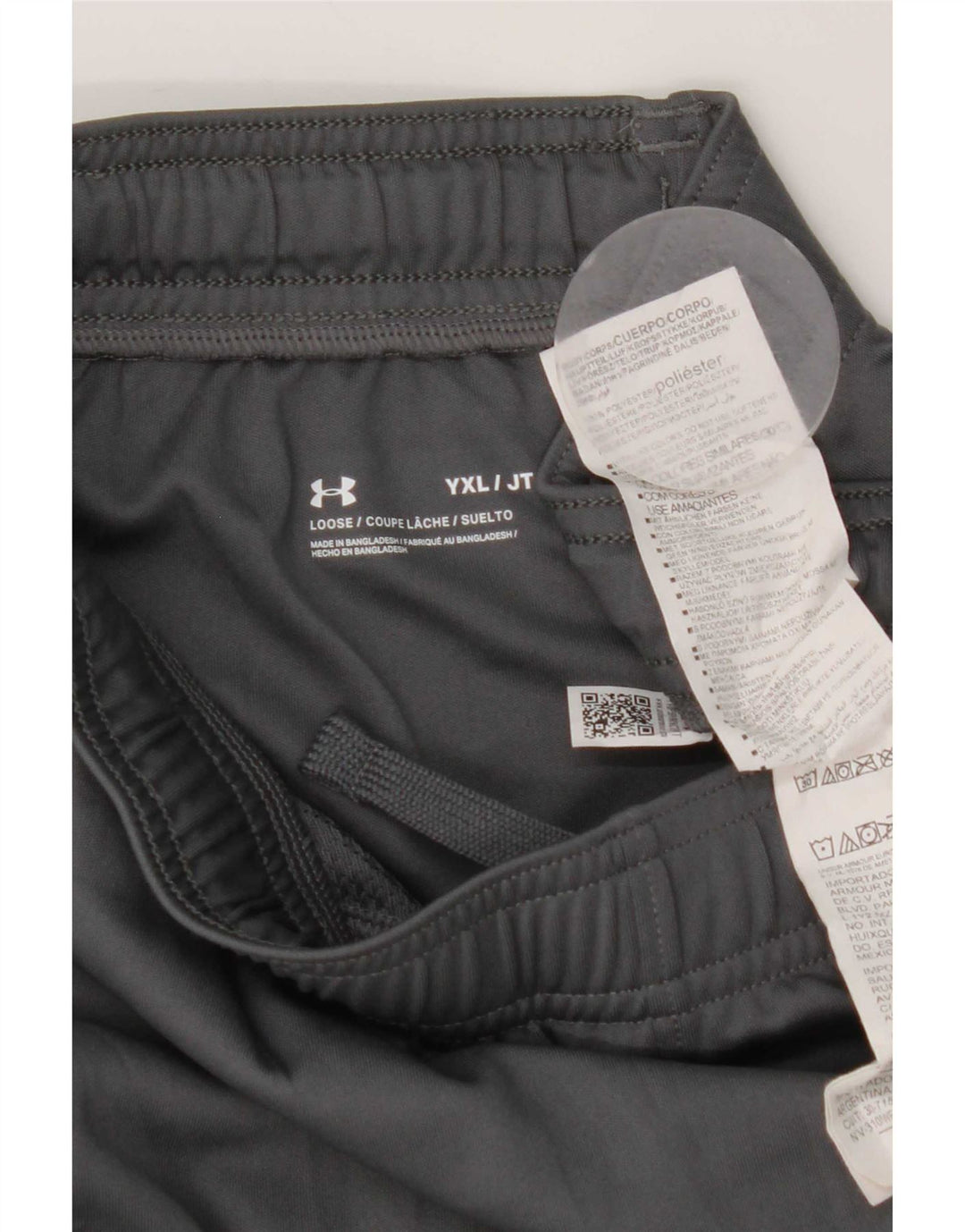 Under Armour Boys Sports Shorts 13-14 år XL Grå Polyester