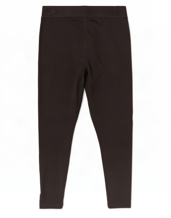 Puma Womens Crop Graphic Leggings UK 16 Large Black