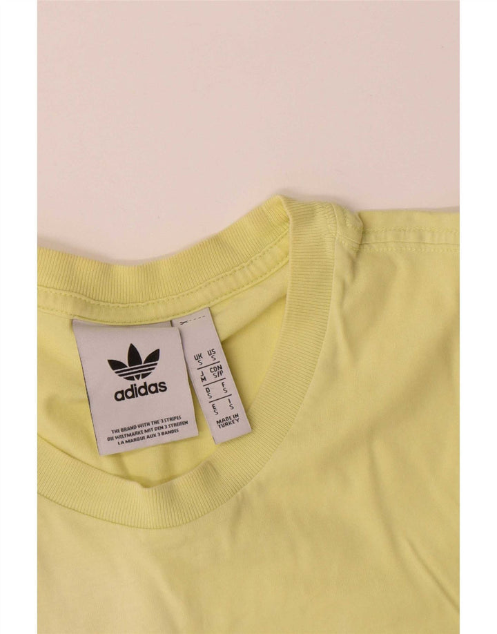 Adidas Herre T-Shirt Top Lille Gul