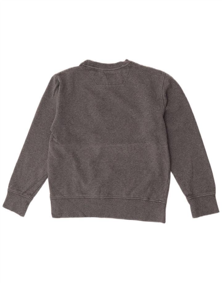 DC Sweatshirt til mænd Small Grå Colourblock Bomuld