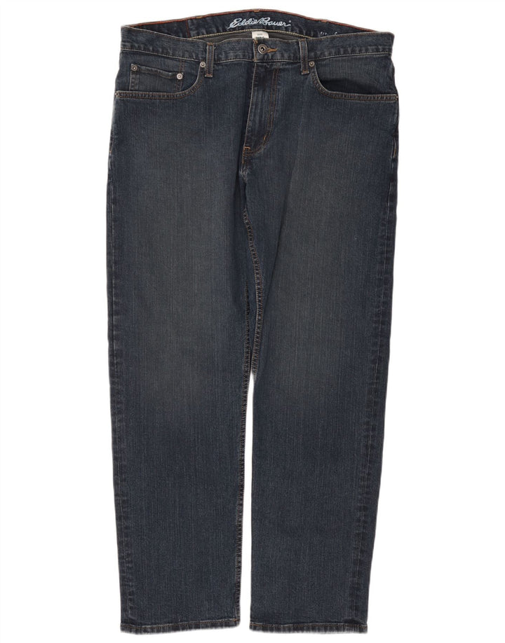 EDDIE BAUER Straight jeans til mænd W36 L30 Blå