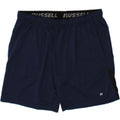 RUSSELL ATHLETIC Mens Sport Shorts XL Navy Blue Colourblock Polyester Vintage Russell Athletic and Second-Hand Russell Athletic from Messina Hembry 