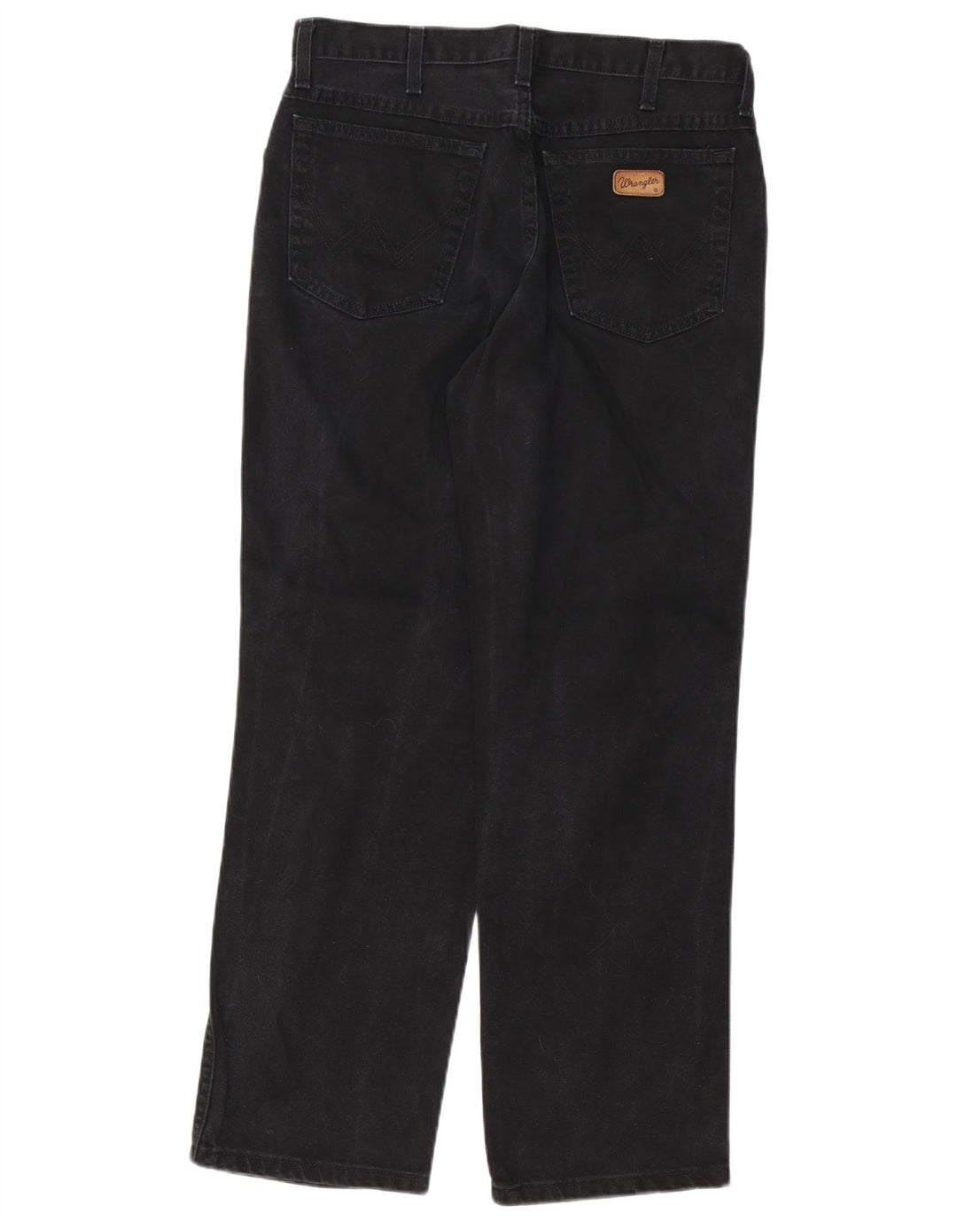 Wrangler Herre Ohio Straight Jeans W33 L30 Sort Bomuld