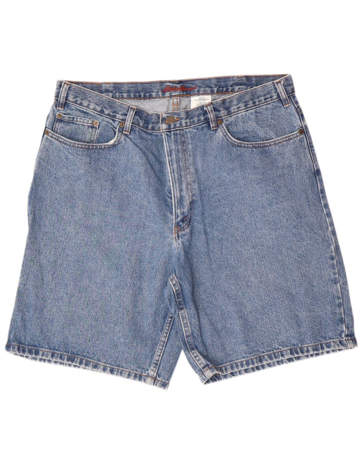 EDDIE BAUER Denimshorts til mænd W38 XL Blå Bomuld