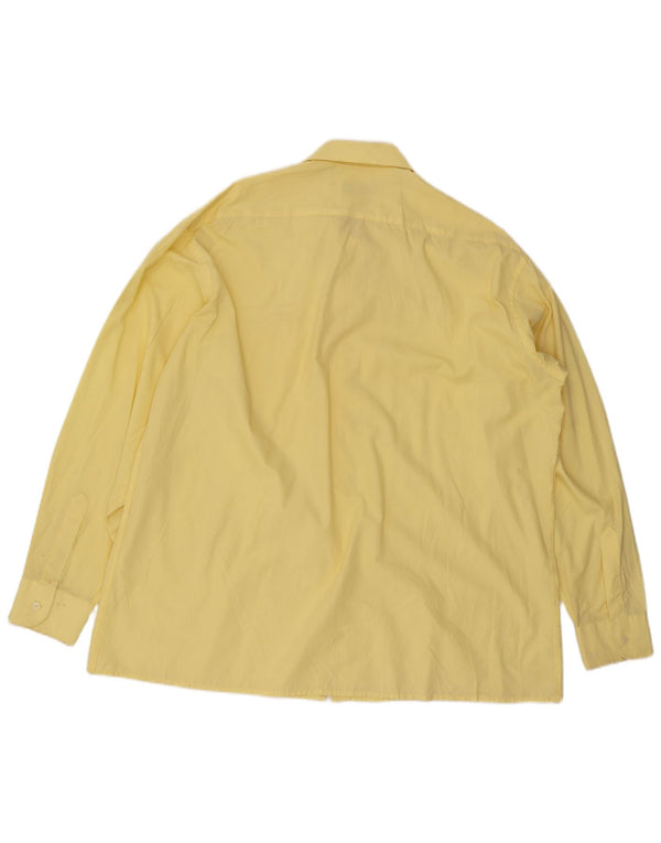 Pierre Cardin Herreskjorte Str. 46 18 2XL Gul Bomuld