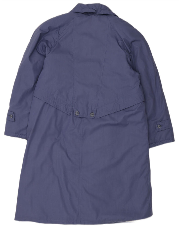 Ny Hurtig Dame Windbreaker Coat UK 16 Large Blue Polyester