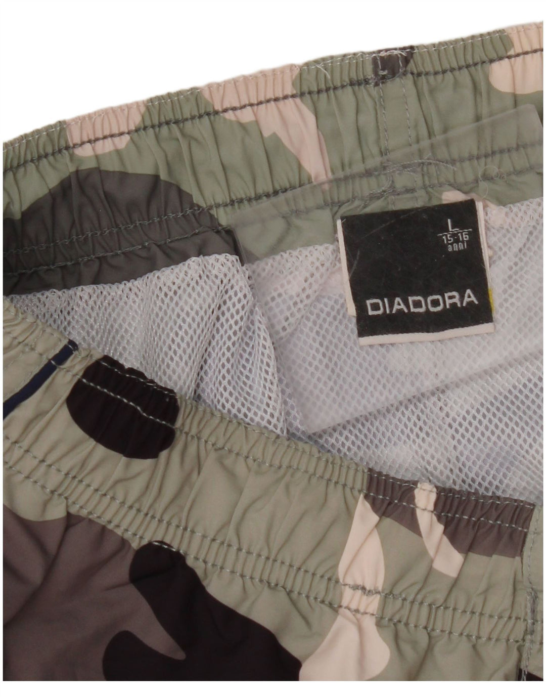 DIADORA Badeshorts til drenge 15-16 år Stor flerfarvet camouflage