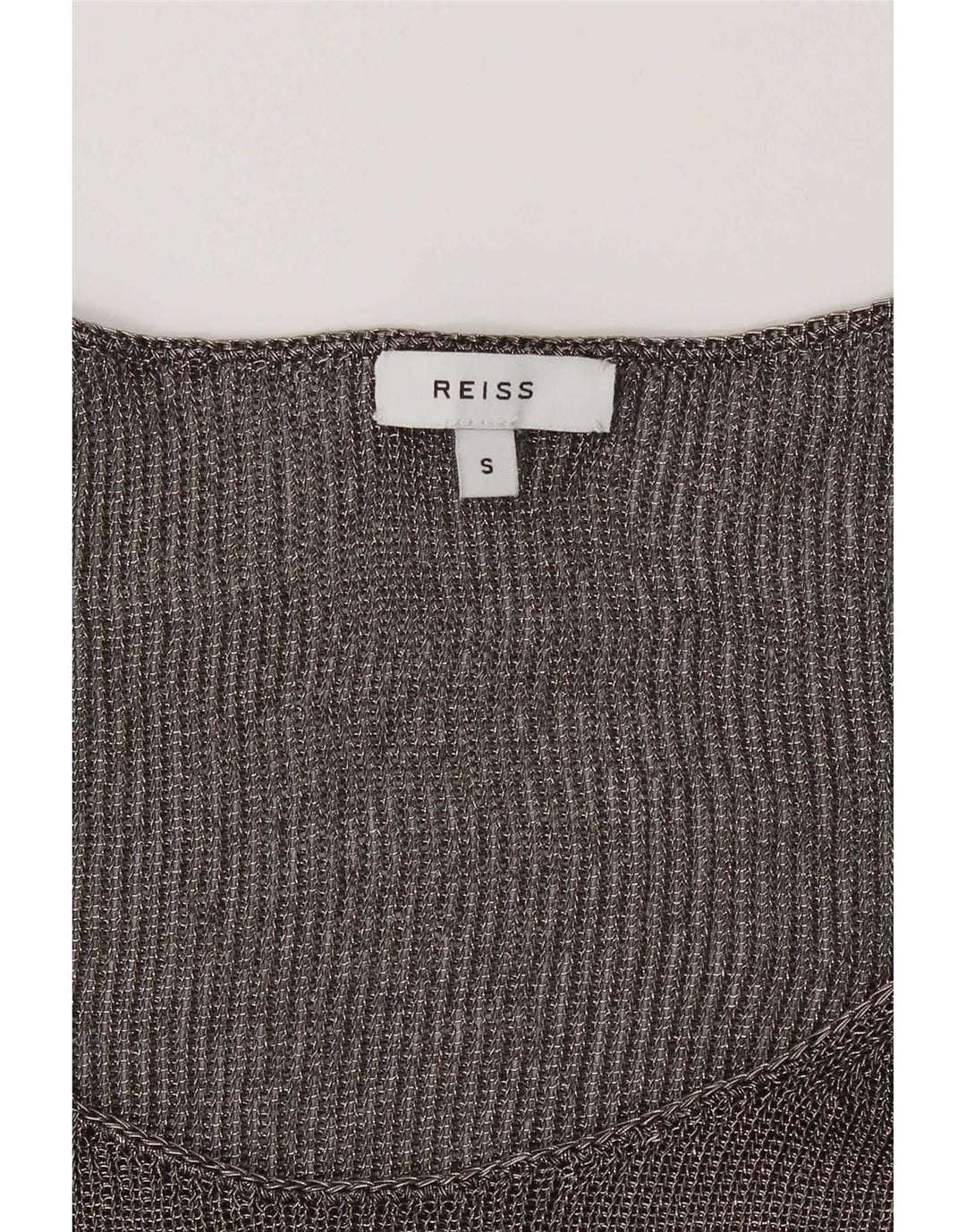 Reiss Damebluse Top UK 10 Small Grey Flecked