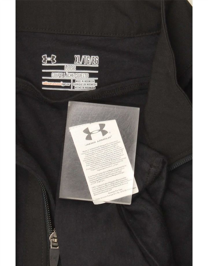 UNDER ARMOUR Herre Allseason Gear Pullover Træningsdragt Top XL Sort