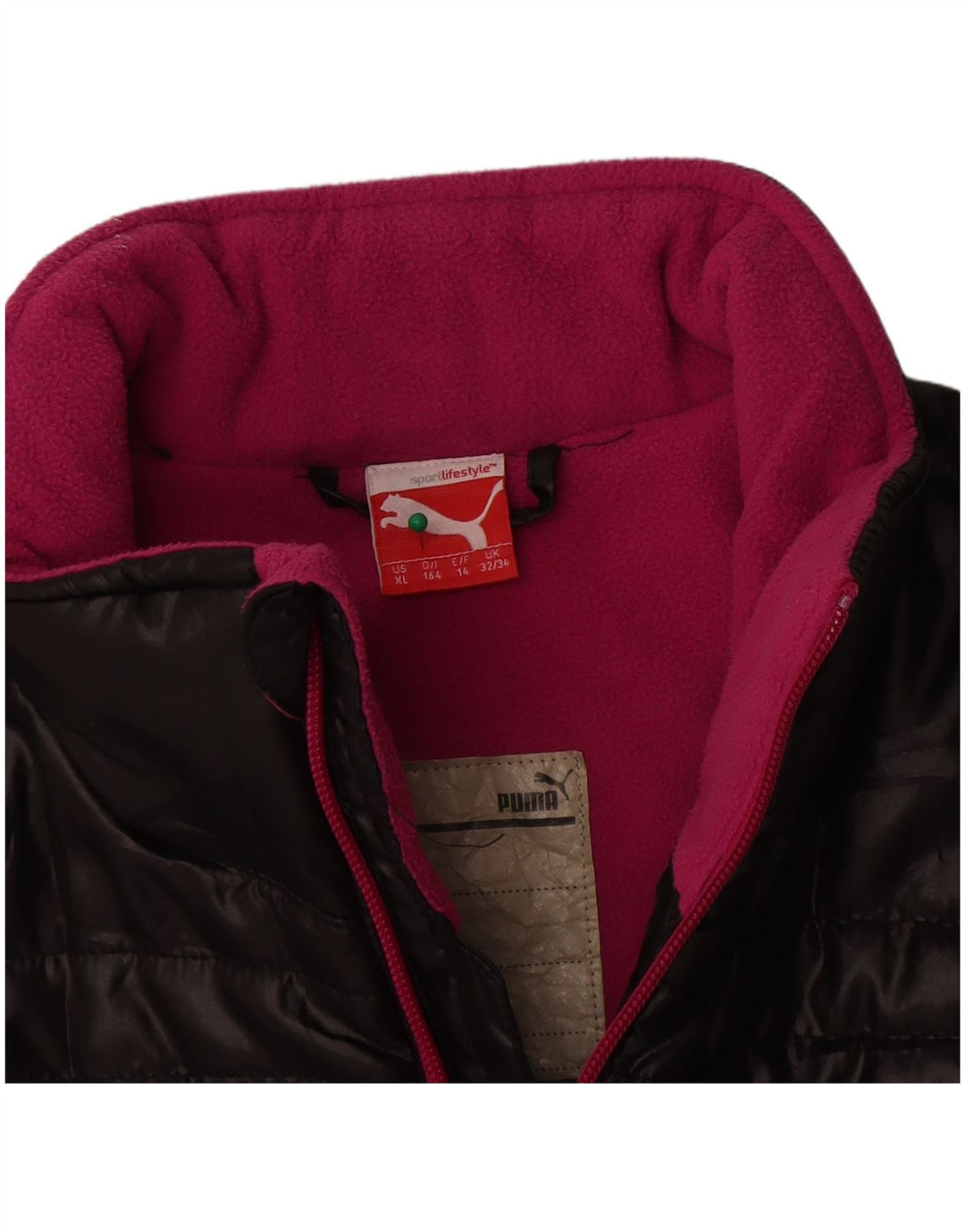 Puma Girls Polstret Gilet 13-14 år sort polyester
