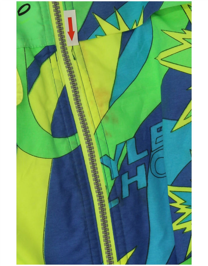 Elho Herre Grafisk Ski Jumpsuit Stor Blå Geometrisk