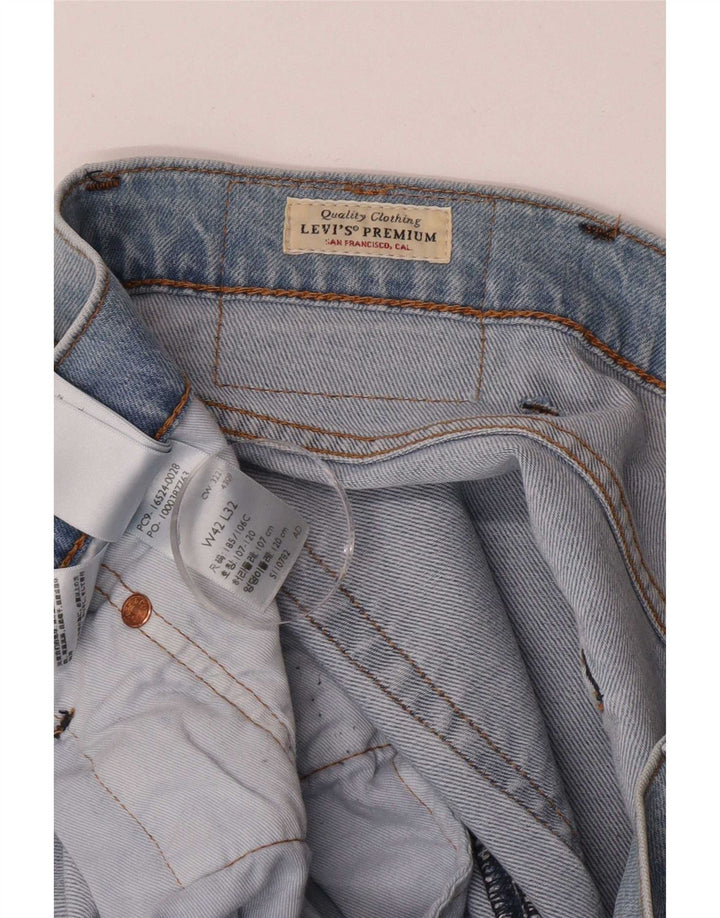 Levi's Herre 512 Slim Tapered Jeans W42 L28 Blå Bomuld