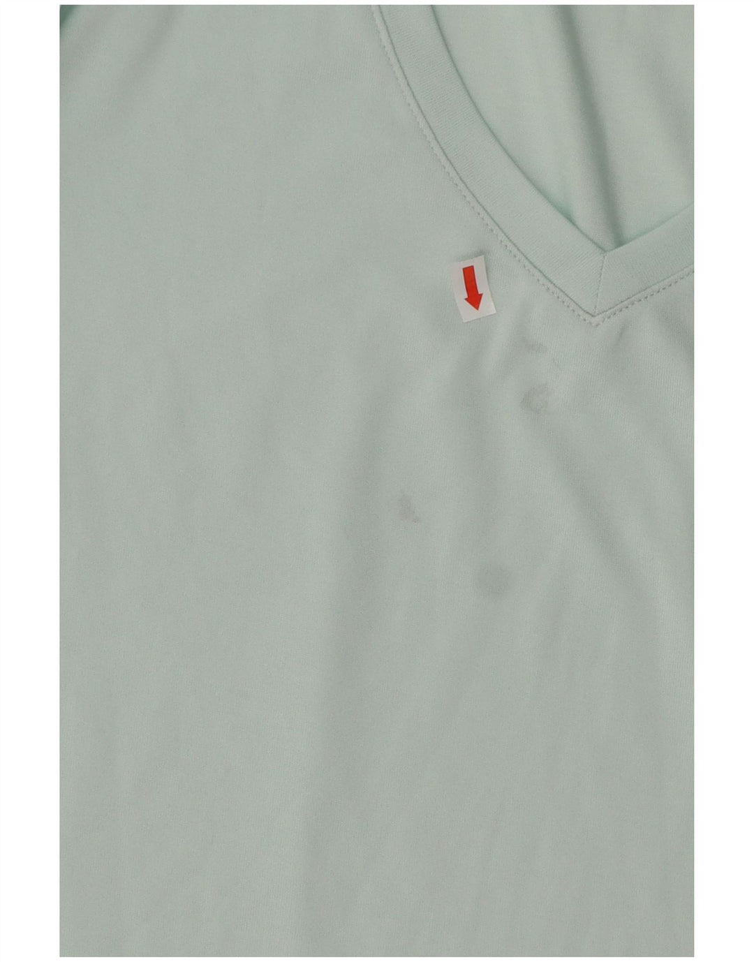 UNDER ARMOR Dame Heat Gear T-Shirt Top UK 14 Medium Turkis Polyester