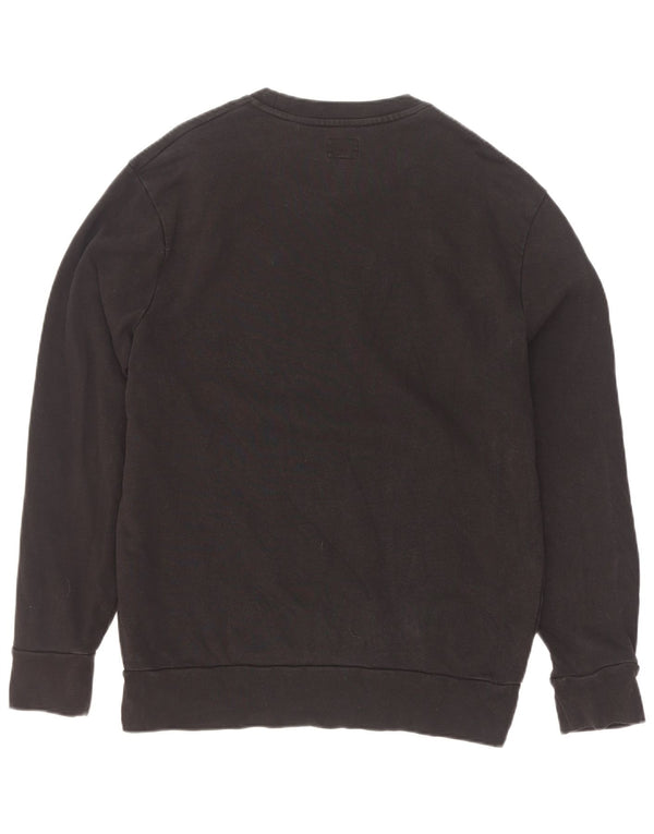 Levi's Herre grafisk sweatshirt Jumper Medium Sort Bomuld