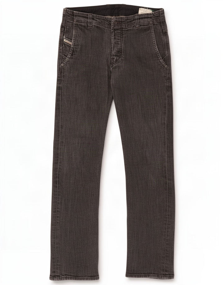 Diesel Herre Revick Straight Jeans W30 L32 Grå