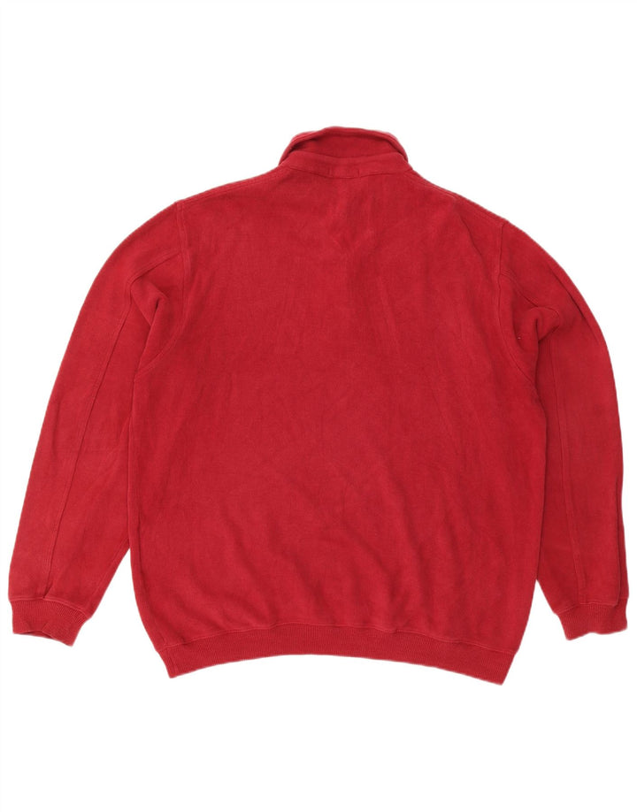 Gant Herre Polo Neck Jumper Sweater Medium Rød Bomuld