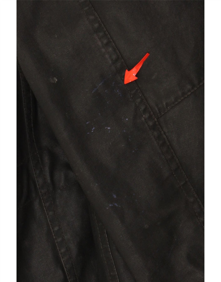 BEN SHERMAN Mens Utility Jacket UK 40 Large Black Cotton