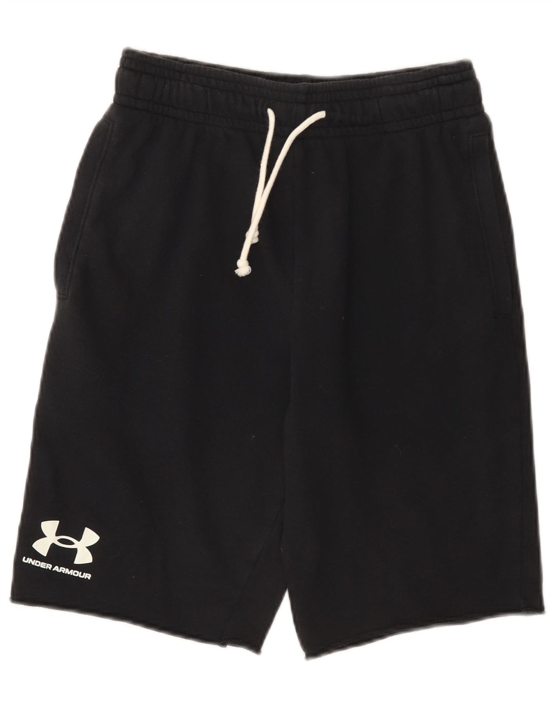Under Armour grafiske sportsshorts til mænd, små sorte