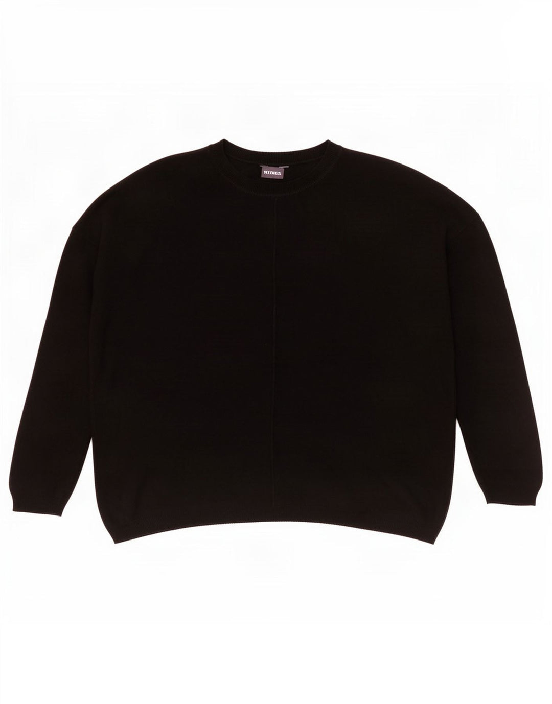 Marks & Spencer Dame sweater med rund hals DK 14 Medium Sort