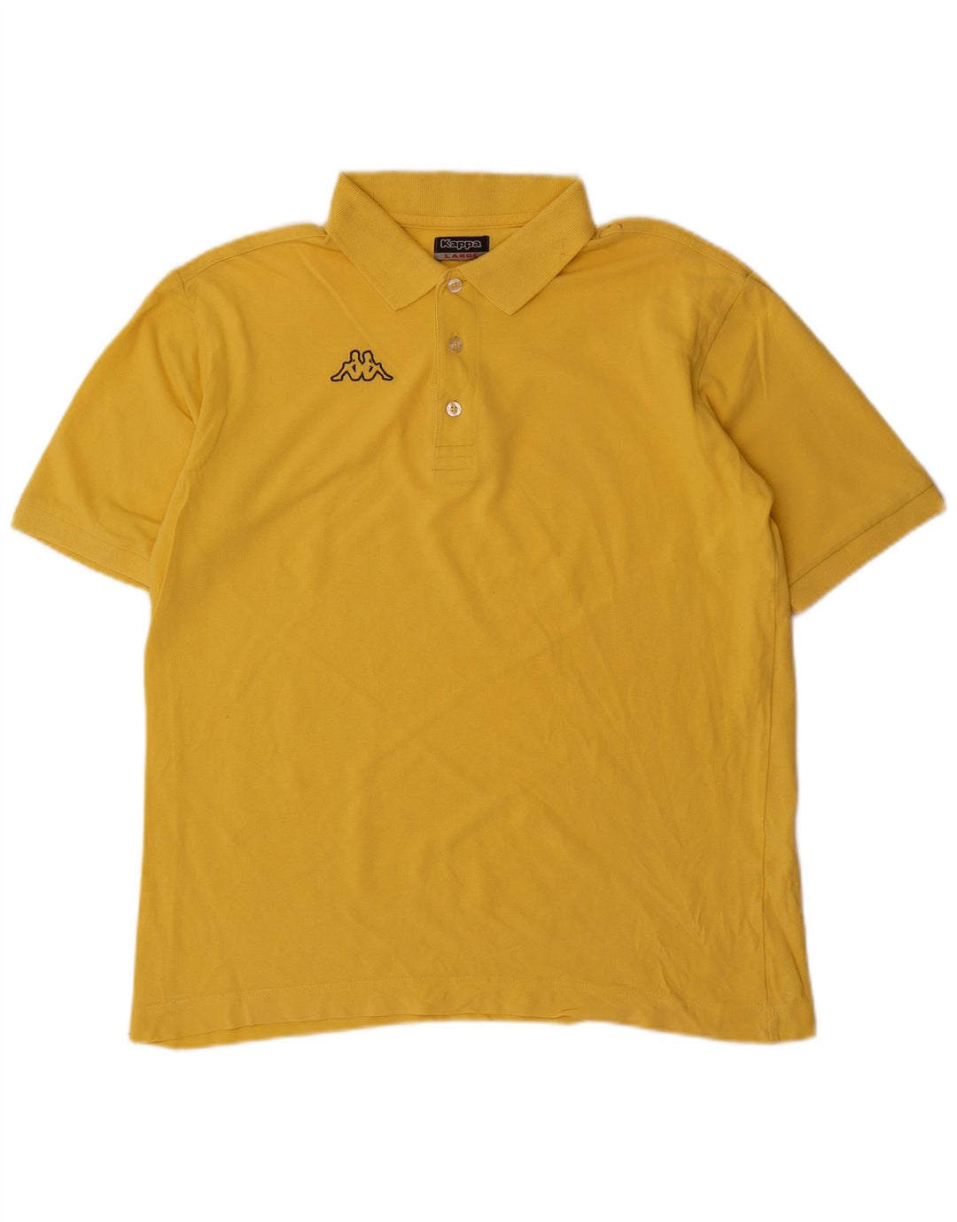 Kappa Herre Polo Shirt Stor Gul