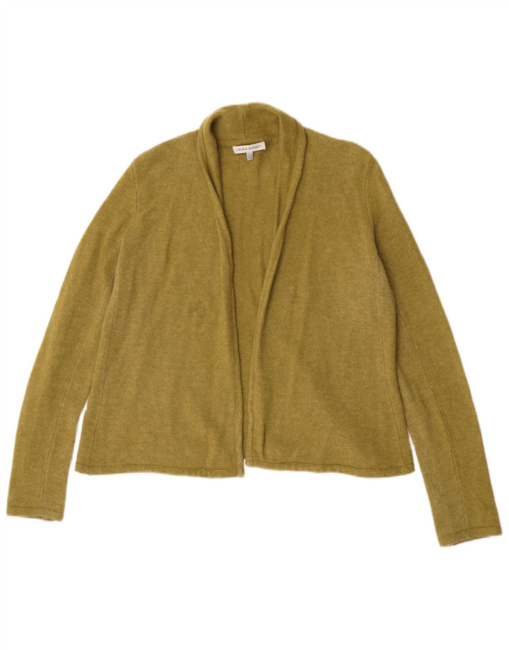 Laura Ashley Womens Open Cardigan Sweater UK 14 Large Green
