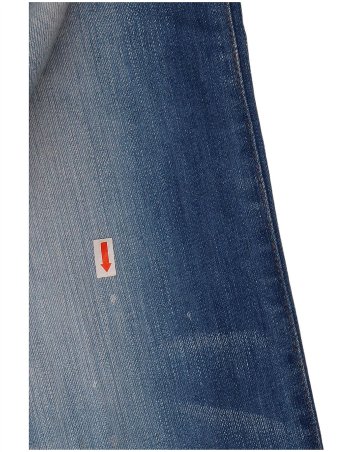 Diesel Dame Bootzee Slim Bootcut Jeans W25 L30 Blå Bomuld