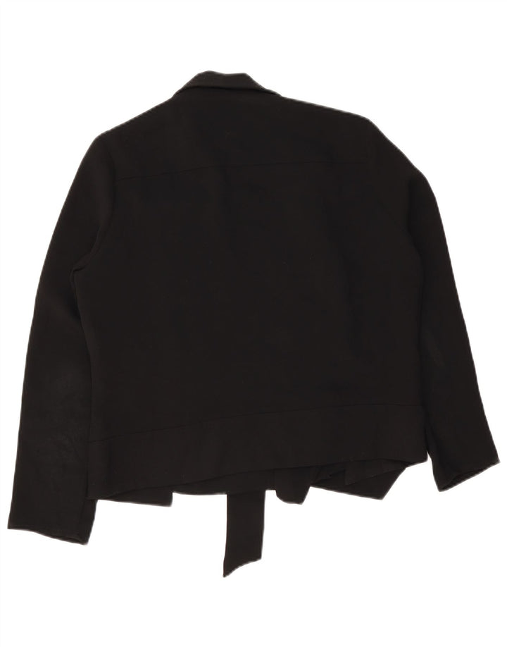 Zara Dame Biker Jacket UK 14 Medium Sort