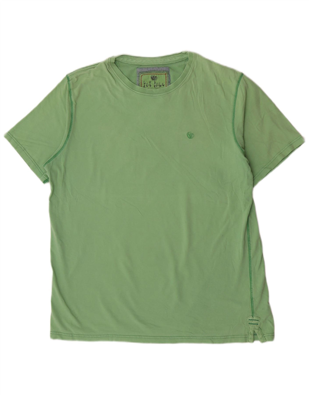 Fat Face Herre T-Shirt Top Stor Grøn Bomuld