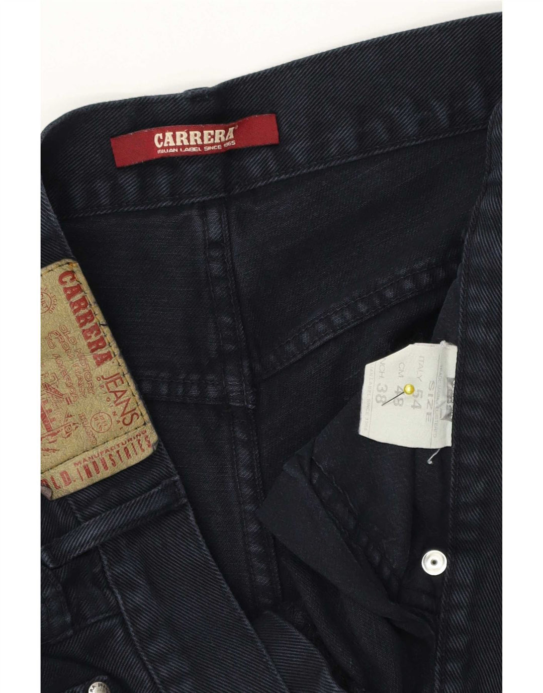 Carrera Straight Jeans til mænd W38 L30 Marineblå Bomuld