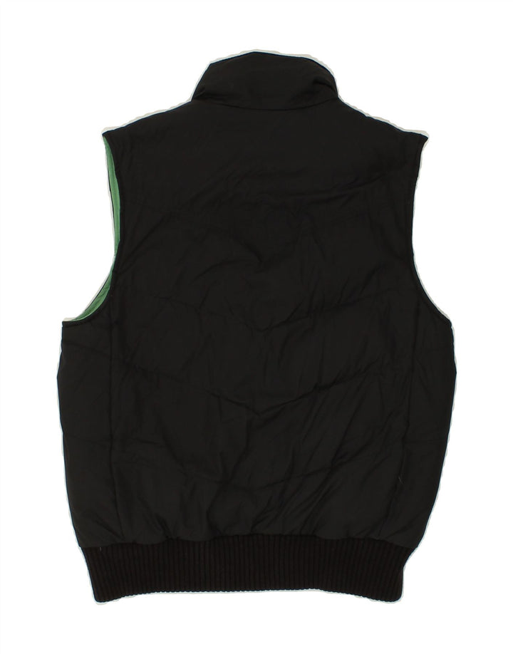 GAP Womens Padded Gilet UK 10 Small Black Polyester Vintage Gap and Second-Hand Gap from Messina Hembry 