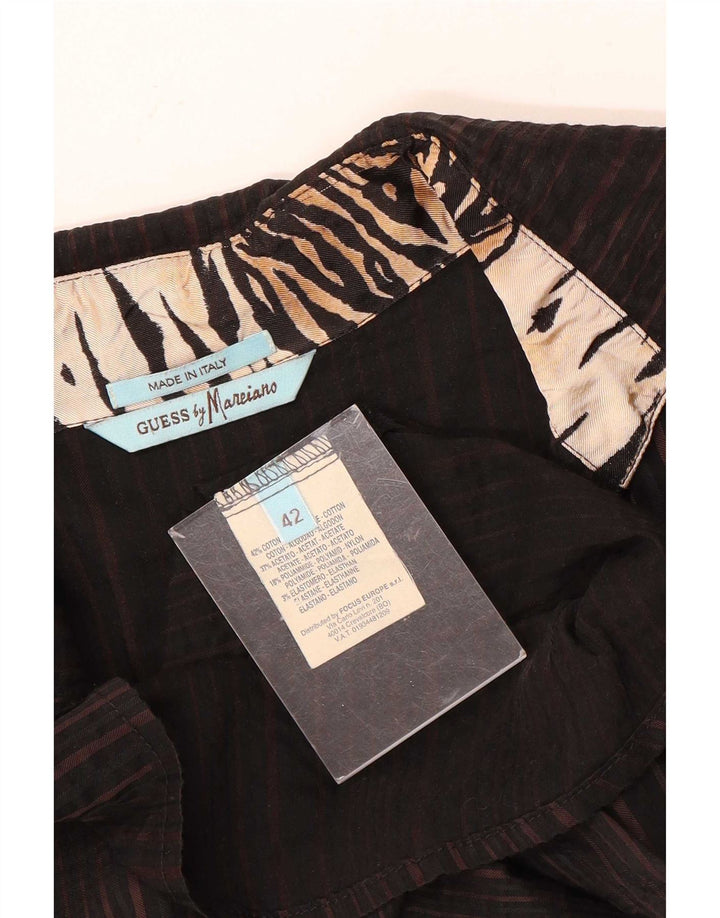 Guess By Marciano Dameskjorte IT 42 Medium Brun Stribet