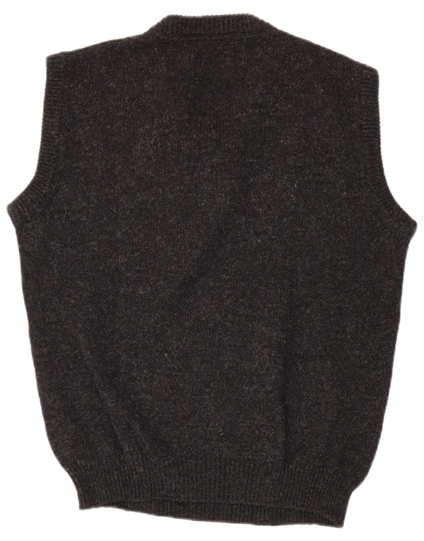 Sport Ice Herre Iceberg Vest Tank Top Medium Grey Flecked Virgin Wool