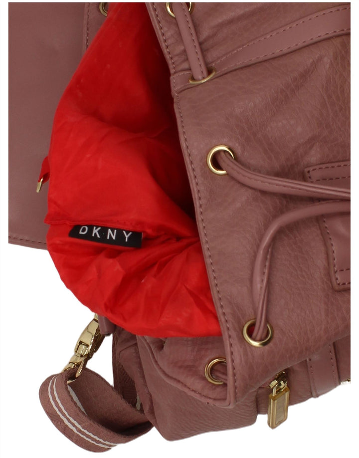 Dkny Dame imiteret læder rygsæk One Size Pink Polyurethane