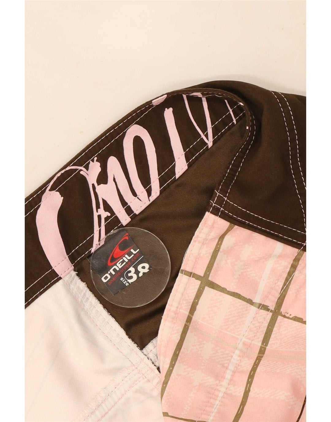 O'Neill Badeshorts til mænd XL Pink ternet